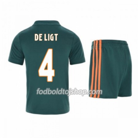 AFC Ajax Matthijs de Ligt 4 Børn Udebane Fodboldsæt 2019-20 S/S (+ Korte bukser)